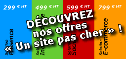 Créez un site pas cher avec XP-Internet.com