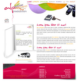 Le site Alp-Traduction r&eacute;alis&eacute; sur-mesure