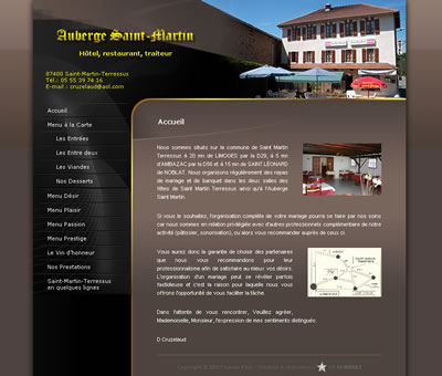 Miniature du site http://www.aubergesaintmartin.fr/