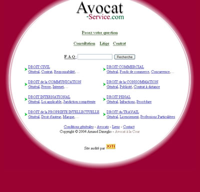 Miniature du site http://www.avocat-service.com/