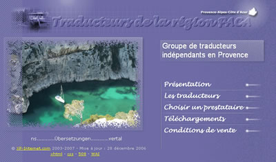 Miniature du site http://www.traducteurs-paca.com/