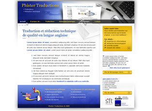Miniature du site Phister Traductions