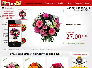 Site Internet sur-mesure Floraclic