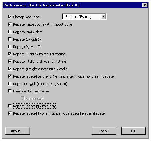 Utilitaires pour Déjà Vu v1.1