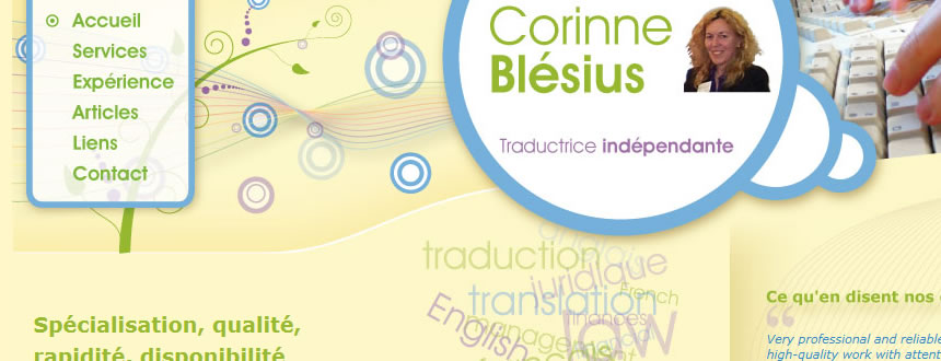 Site Internet de Corinne Blésius